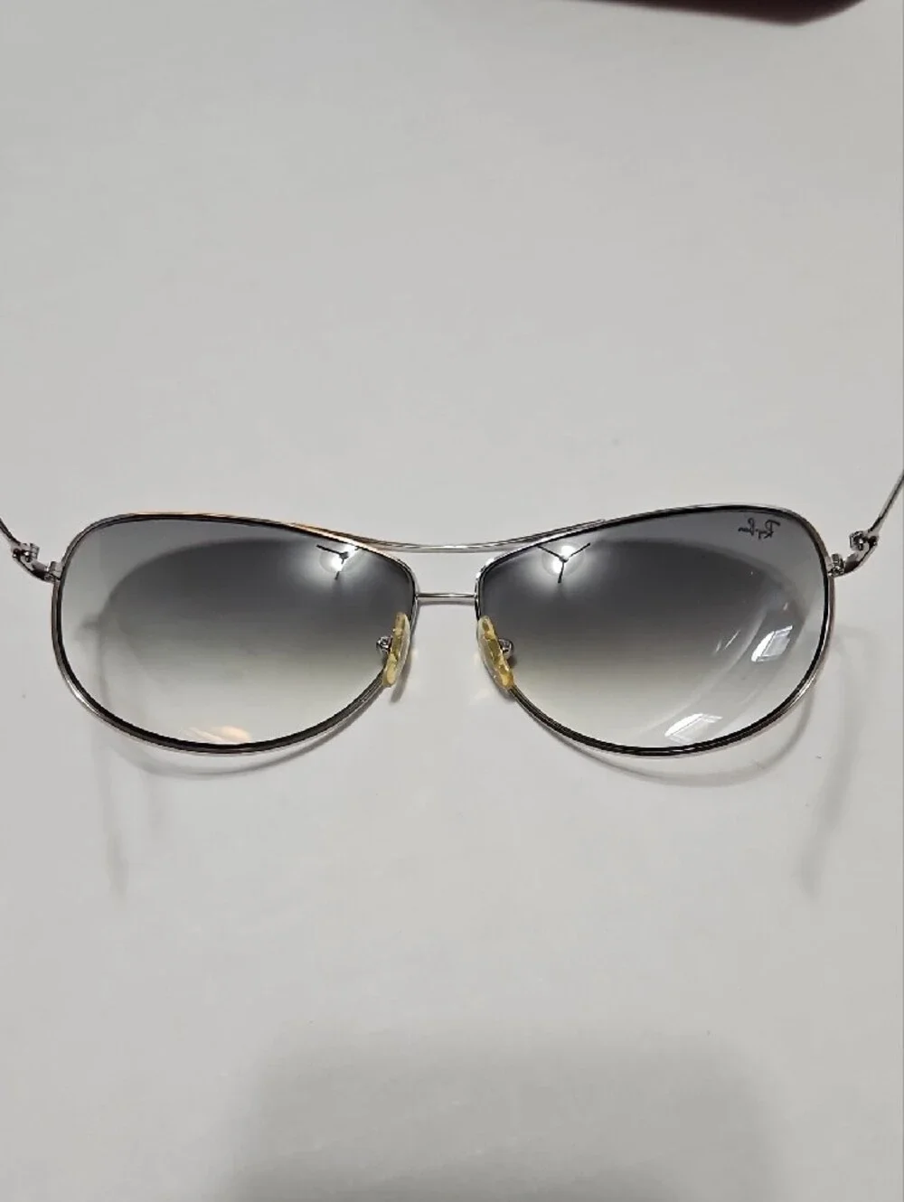Ray-Ban RB 3293 003/RG 87 13 Silver Aviator Sunglasses with Red Case